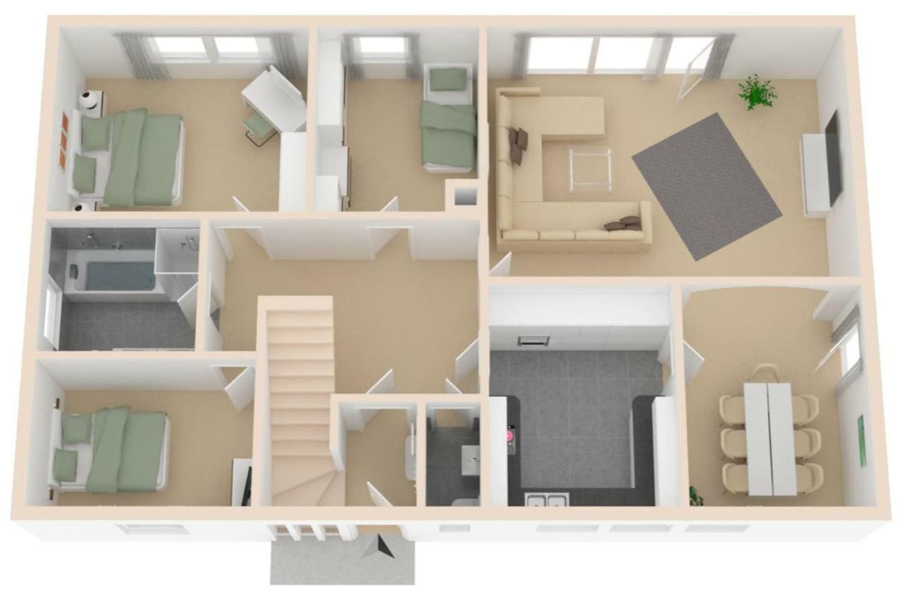 Tolle 125M² Erdgeschosswohnung Im Einzelhaus Kaltenkirchen Eksteriør bilde